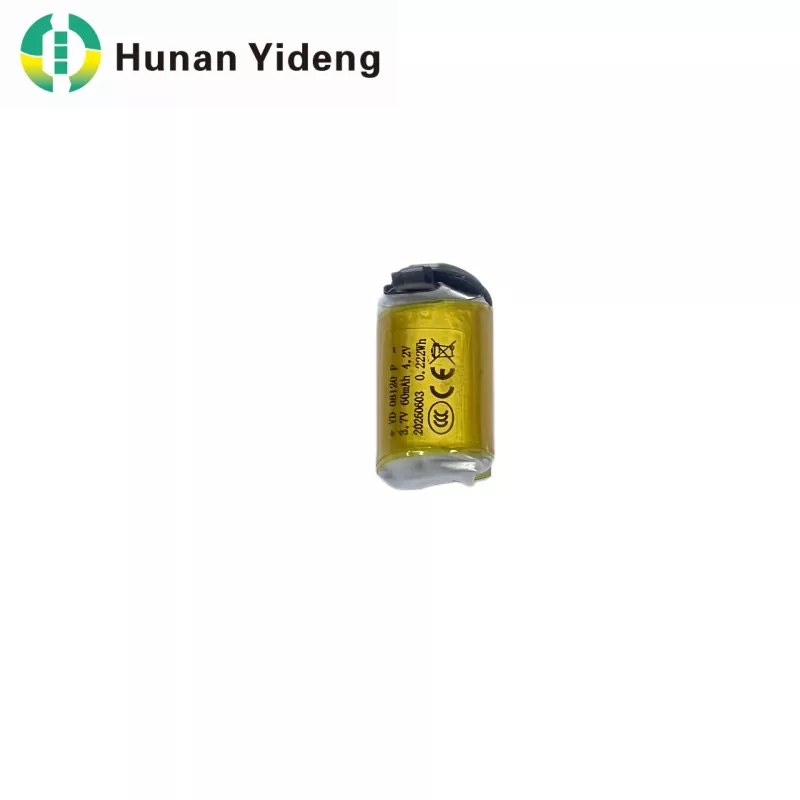 Baterai Silinder Li Polimer 08120 3.7V 60mAh