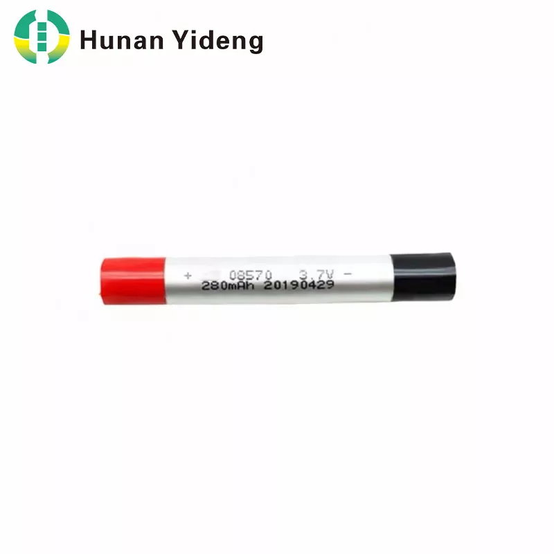 08570 Baterai Li-Polimer Silinder Ramping 3.7V 280mAh