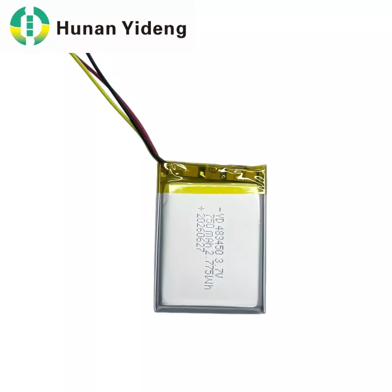 3.7V 750mAh 483447 Baterai Lipo Isi Ulang Polimer Lithium Kecil Berkapasitas Tinggi