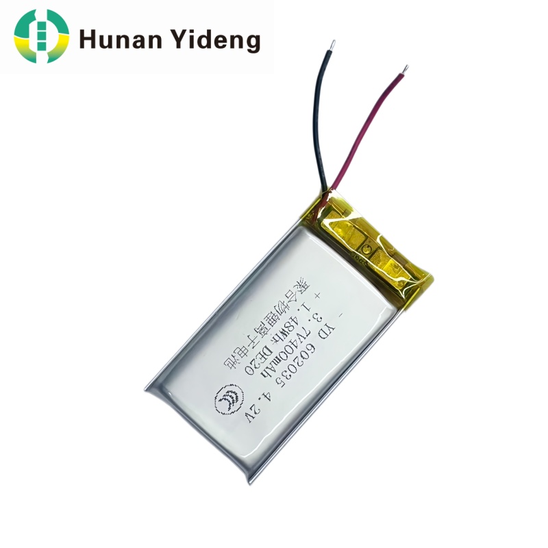 Baterai Lithium Ion 602035 3.7v 400mAh untuk Sofa Cerdas