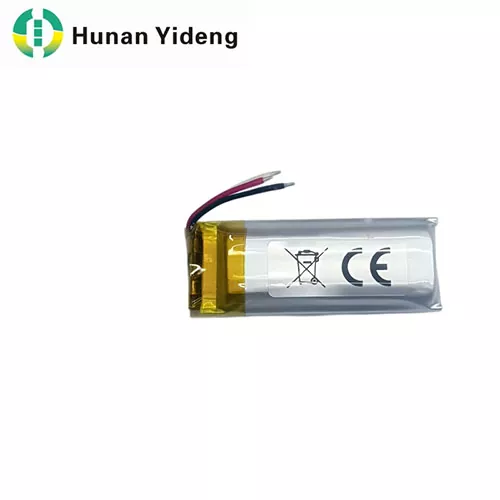 3.7V 600mAh 801535 Flat Lithium Polymer Rechargeable Lipo Battery