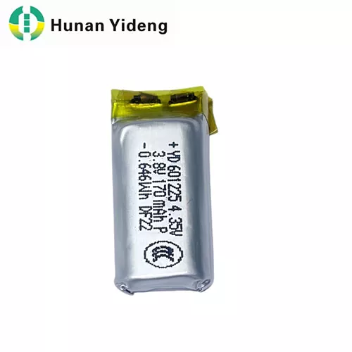 601225 Li-po Micro Battery for Medical Gadgets and Consumer Electronics