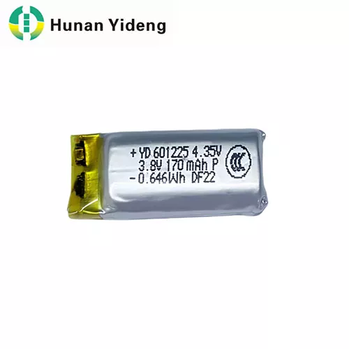 601225 Li-po Micro Battery for Medical Gadgets and Consumer Electronics